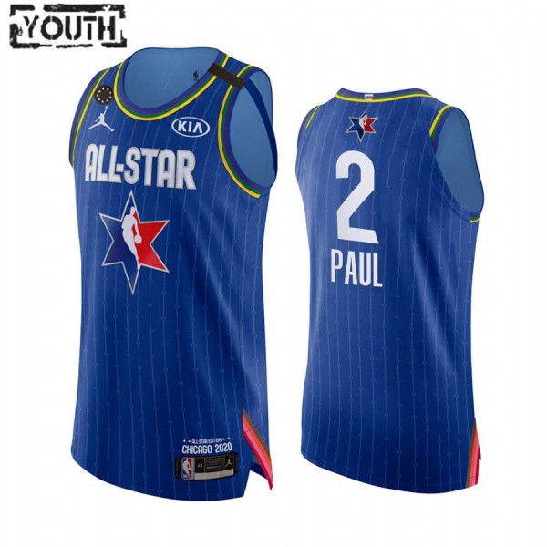 NBA Oklahoma City Thunder Trikot Chris Paul 2 All-Star Jordan Brand Kobe Forever Blau Swingman - Kinder